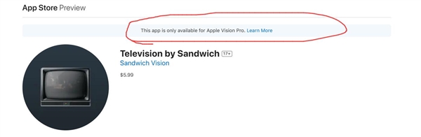 头显卖25万元！苹果VisionPro应用商店网页版上线